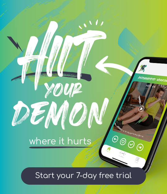 HIIT your demons - 7-day trial CTA